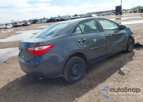 2017 Toyota Corolla Le z USA, uszkodzony, nr VIN 5YFBURHE1HP593600